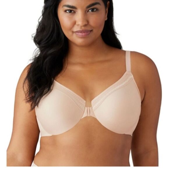 Wacoal Sand Perfect Primer Front Close Underwire Bra 42DDD - Picture 1 of 6